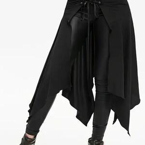 Black Asymmetrical Skirt